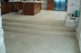 Steps in a Marble Kitchen