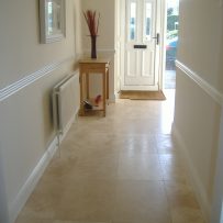 Travertine Hallway