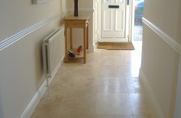 Travertine Hallway