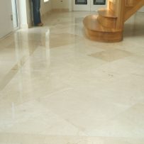 Crema Marfil Polished Marble Hall