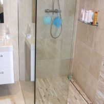 Mosaic and Marble Wetroom