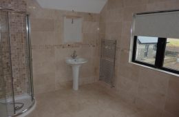 Tiled Marble and Mosaic Bathroom