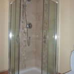 Marble and Mosaic Tiled Shower