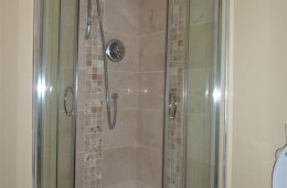 Marble and Mosaic Tiled Shower