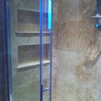 Shelves Tiled in a Shower