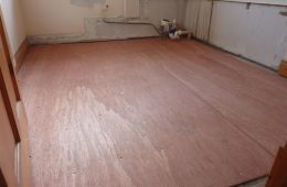 6mm Waterproof Ply Board covering all floor