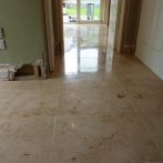 Jura Limestone Tiled Hall & Kitchen floor